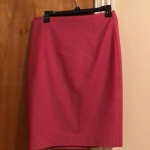 Women midi pink skirt